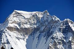 
From Scoundrel’s View north of Gokyo, the little known Gyachung Kang (7952m), just 48m short of the magic 8000m mark, is the 15th highest mountain in the world.
